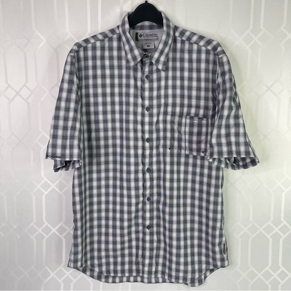 Columbia Tamiami Short Sleeve Button Down Shirt Like New Men's Size Large